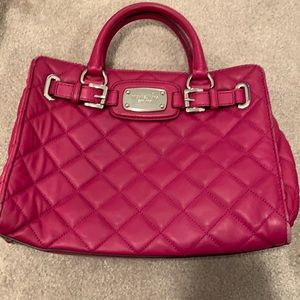 Authentic Micheal Kors fuchsia bag